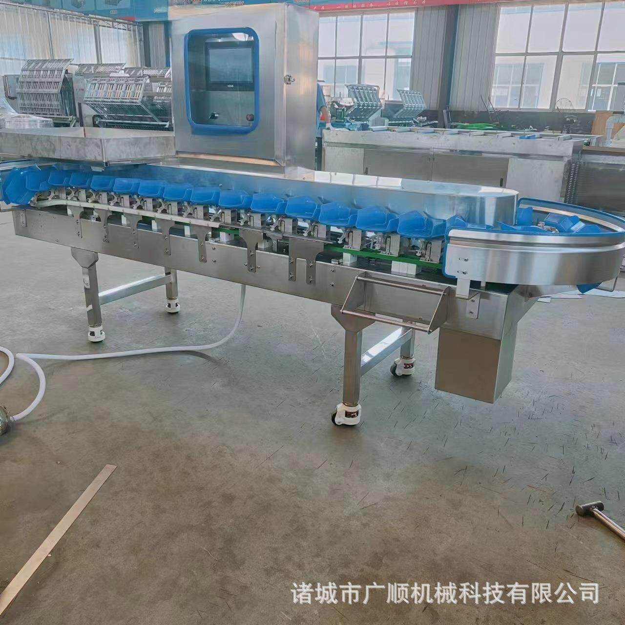 小龙虾分选机全自动鸡爪分拣牡蛎称重分级机高精度海参分拣机