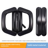 铝合金滑动门对接门拉手锁室内滑动门挂钩挂钩锁厨房大厅阳台防盗