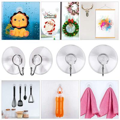 10/20Pcs Suction CupsSuckers Glass Window Wall Hook Hanger