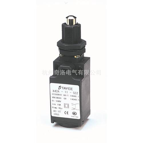 供应TAYEE上海天逸X42A限位开关X42A-S11/1Y行程开关滚轮摇臂