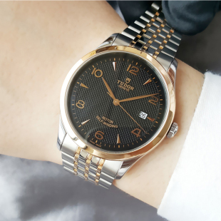 一口价98新帝舵1926系列男士手表自动机械腕表41mm间玫瑰金M91651