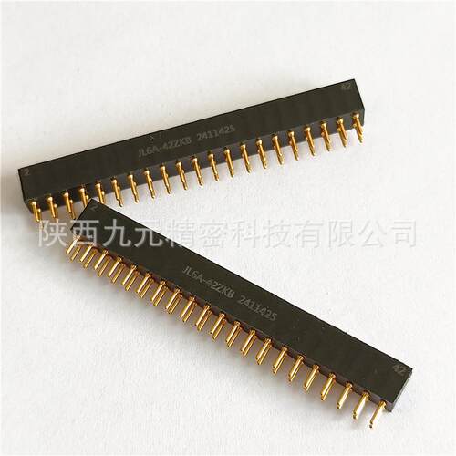JL6A-42TJB JL6A-42ZKB 矩形印制板双排信号焊脚2.54mm间距航插头