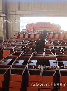 盾构机用临时轨道钢轨枕 Q355B地铁站异型钢轨枕 中威H型钢轨枕