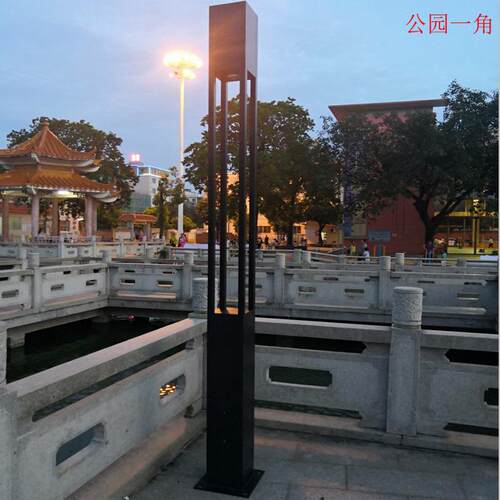场庭院灯现代景观灯简约四柱BY-TY300方形ED路高灯户外公园广小L