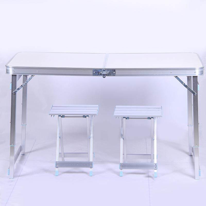 厂家直销铝合金户外折叠桌椅多用便携式展业桌自驾烧烤餐桌