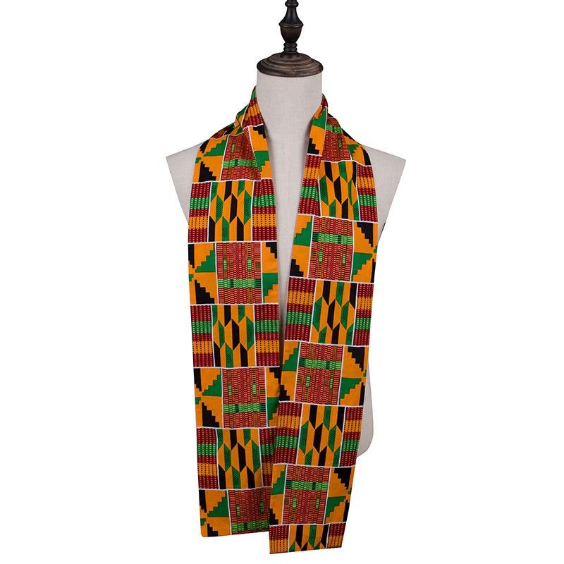 非洲民族特色围巾服装配饰穿戴全棉成人男女披肩African shawl