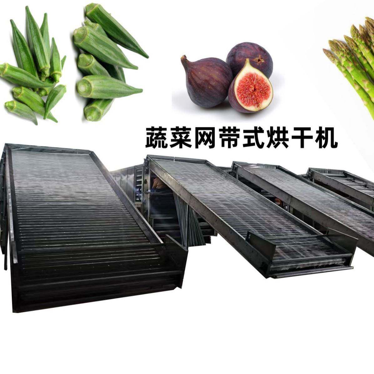 蔬菜网带烘干机辣椒循环不锈钢多层烘干机器方箱式干燥机