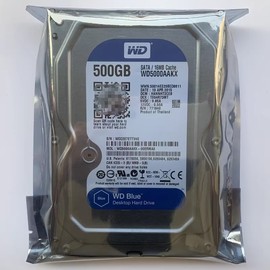 7200转wd西部数据，蓝盘3.5寸500g台式机，电脑主机硬盘wd5000aakx