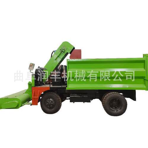 养殖粪便脱水机柴油三轮清粪车铲粪车4立方牛羊粪抽粪车收集车