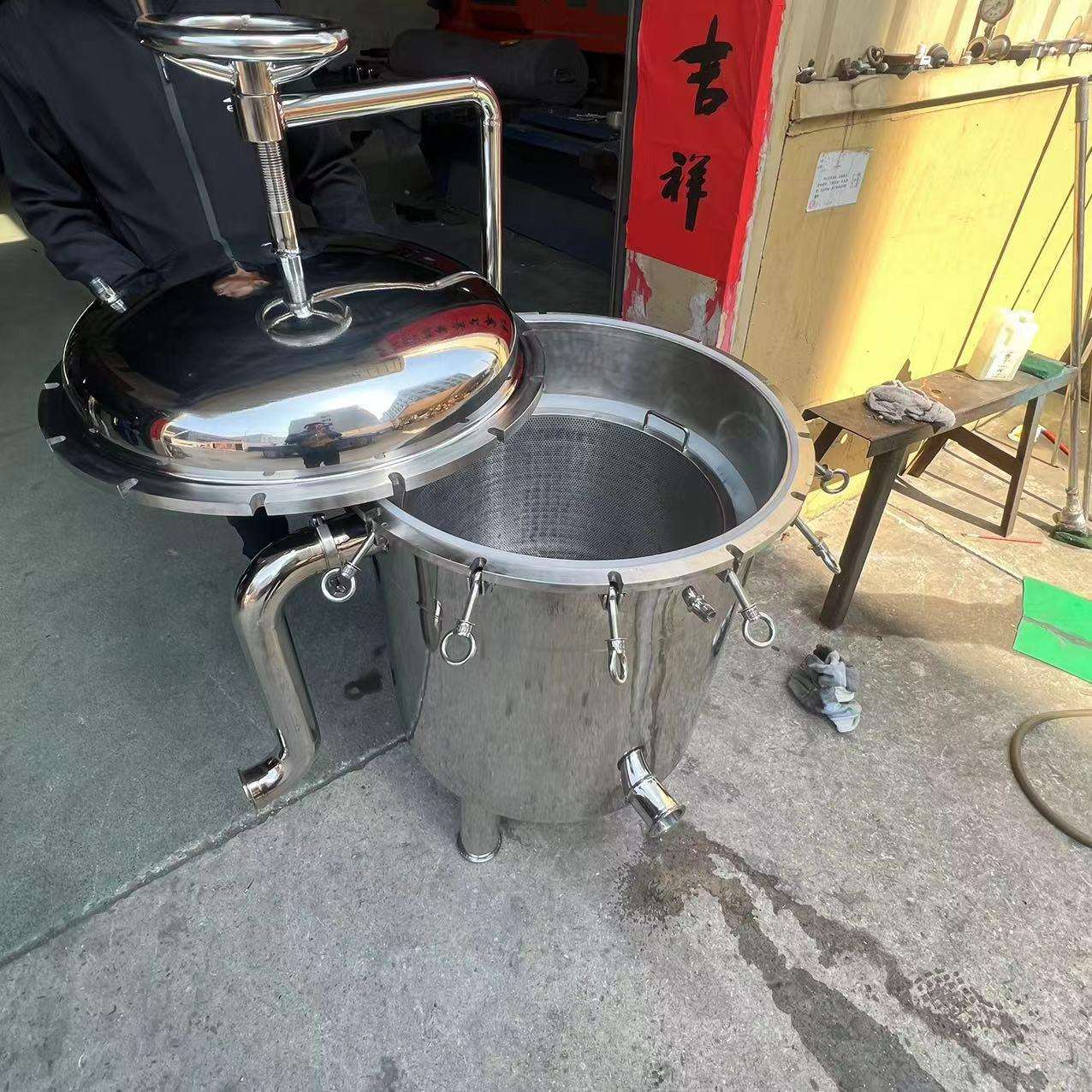温州厂家可定 制不锈钢摇臂式滤篮过滤器 水处理设备高精度大容量