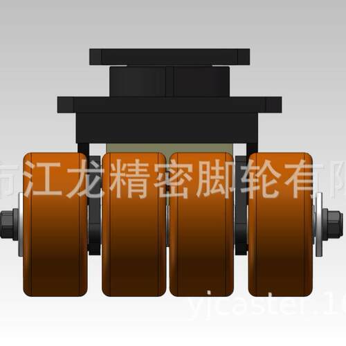 660kgs GA501V超重型减货震脚轮04轮大件物搬运轮精密承重设备移