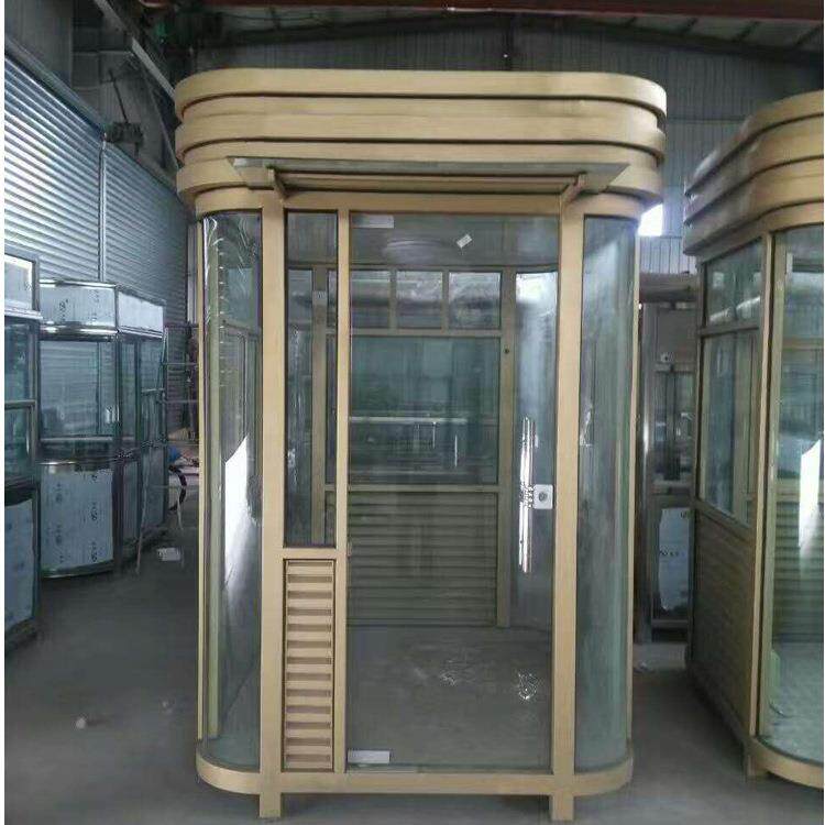 移动岗亭户外门卫不锈钢岗亭吸烟亭户外锰钢值班房厂家收费站岗亭