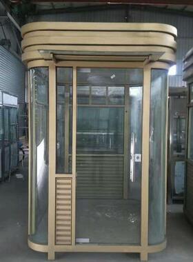 移动岗亭户外门卫不锈钢岗亭吸烟亭户外锰钢值班房厂家收费站岗亭