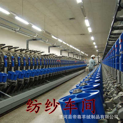 厂家批发鄂尔帝尊100纯山羊绒线 纯羊绒纱线粗纺26S/2机织线毛线