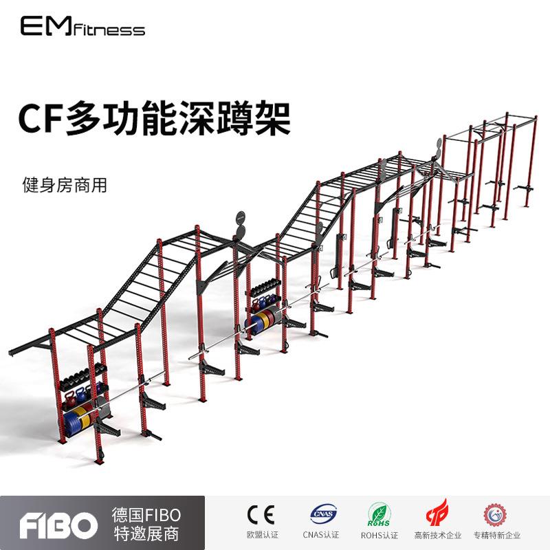 CF训练架30柱龙门架Crossfit综合体能力量深蹲攀爬多功能拉伸器械