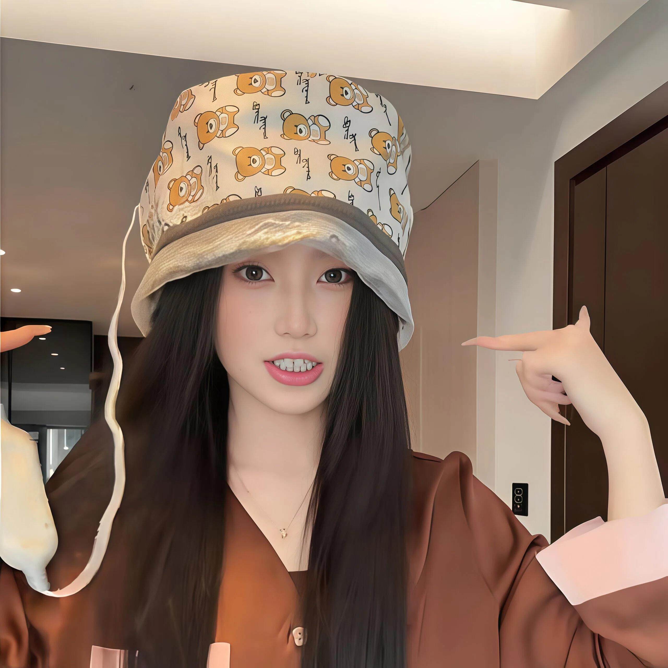 在家就能头发护理!家用加热发帽头发护理帽发膜染烫蒸汽电热帽子