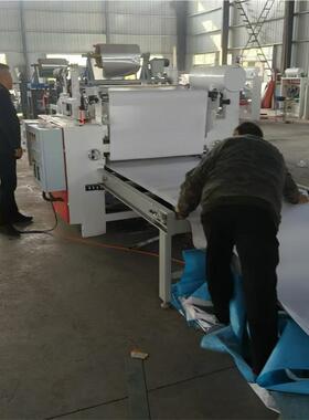 .4米宽幅1皮革复合机 密度板KT板贴面器 软硬包机va热熔平贴机胶E