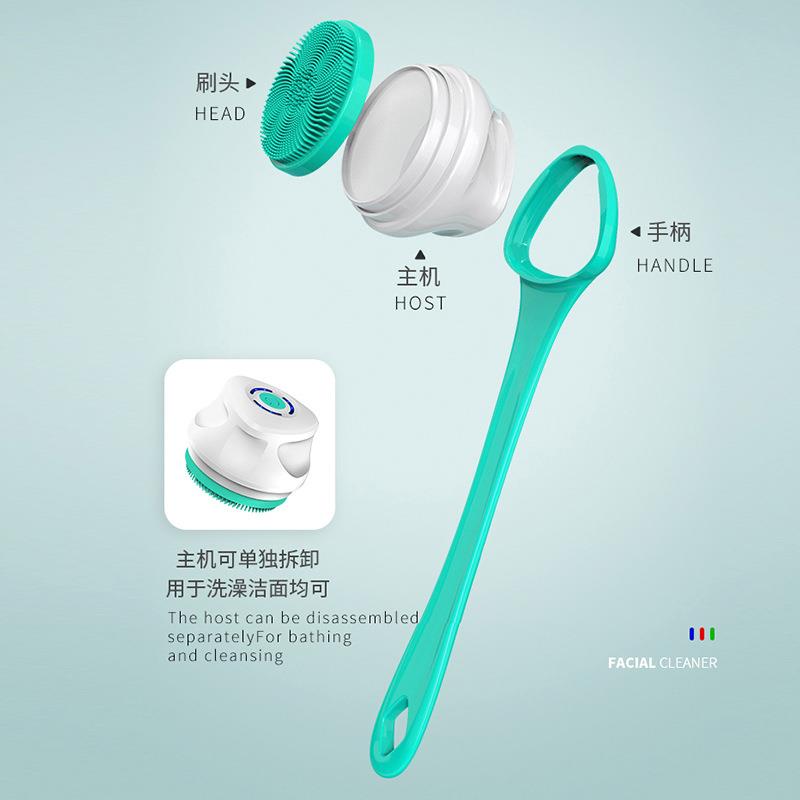 全自动电动沐浴刷洗澡防水分离式手搓后背懒人长柄擦背搓灰搓澡刷