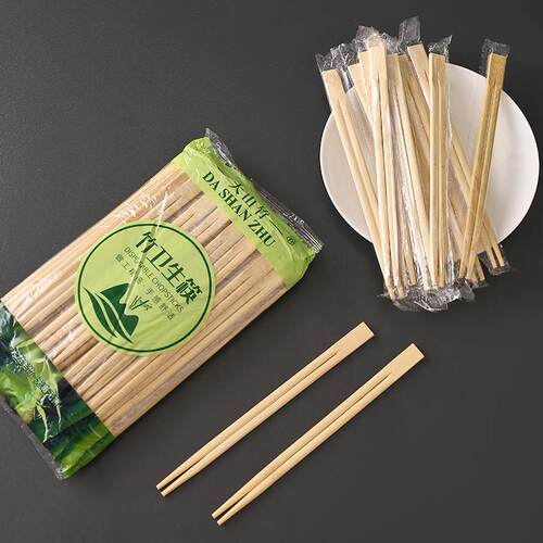 Disposable chopsticks and connected bowls specifically for r