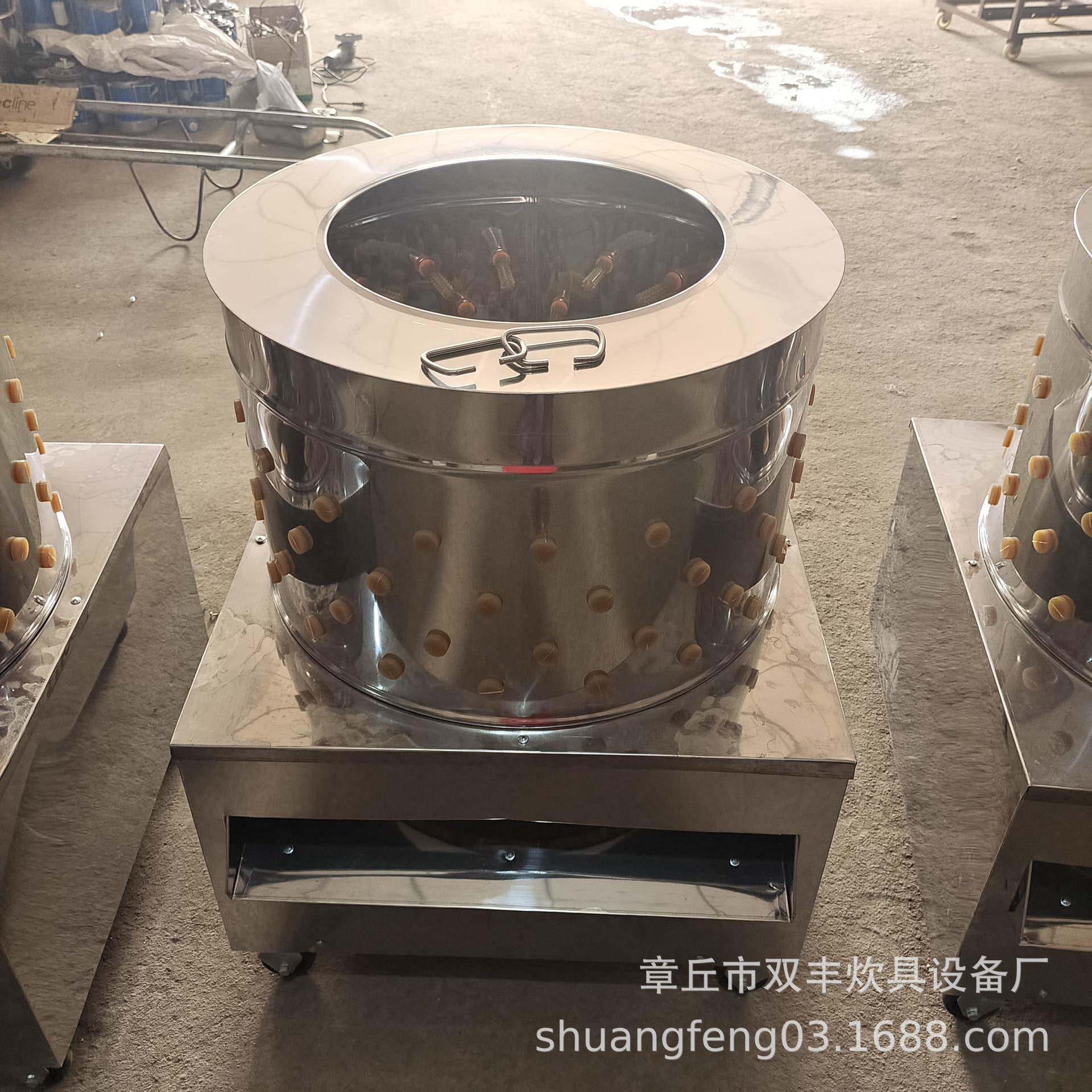 加厚商用家禽脱毛机鸡鸭鹅脱毛机50型不锈钢自动鸡鸭拔毛机