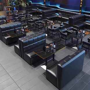 需定制定制酒吧桌椅组合清吧烧烤店餐厅音乐酒馆复古工业风商用卡