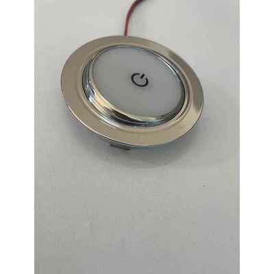 12V/24V房车罗伦士商务车改装照明LED灯车载吸顶触控开关可调光3W