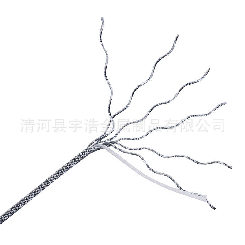 小木轴包装镀锌钢丝绳7*7-1.5mm钢丝绳6*7+FC直径1.5mm定尺出口