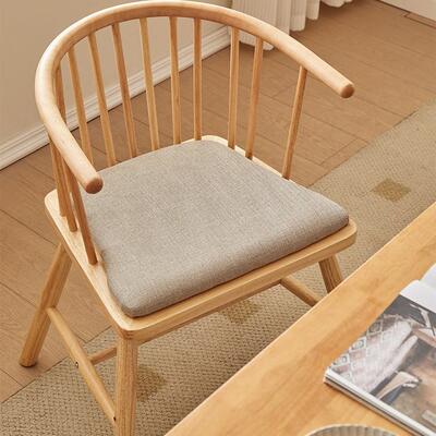 中式实木莎温公主餐椅子胡桃家用桌靠背椅阳AL-79140台休书闲圈喝