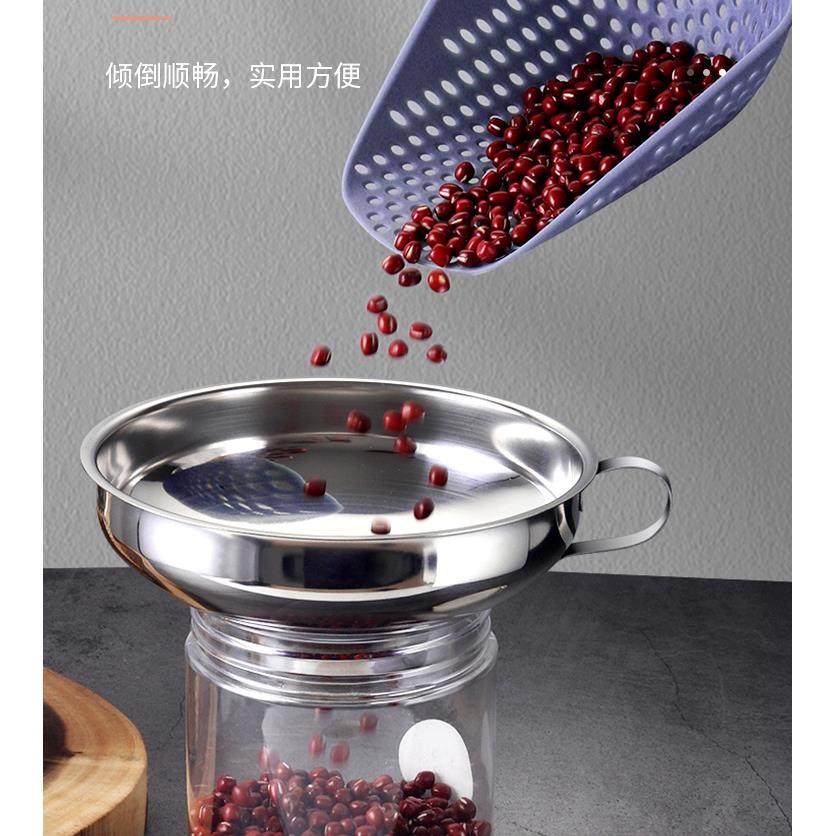 不锈钢大口径双耳漏斗 加粉漏斗果酱料漏斗酒油泡菜灌装漏斗,餐饮具,漏斗,淘宝优惠券,粉丝福利购,淘宝优惠卷