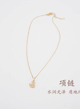 五台山新中式小鸭子项链显白叠戴