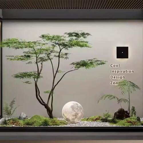 仿真假树造景室内外鸡爪槭景观仿生落地绿植枫树植物摆件套装组合