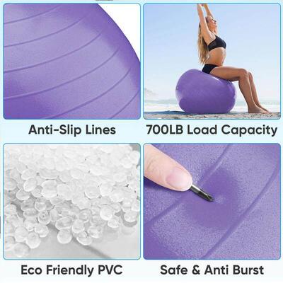 Yoga Ball Exercise Ball for Working Out Anti-Burst and Slip