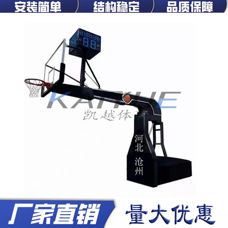 厂家直销枪式液压篮球架运动馆比赛篮球架室内外可升降移动篮球架