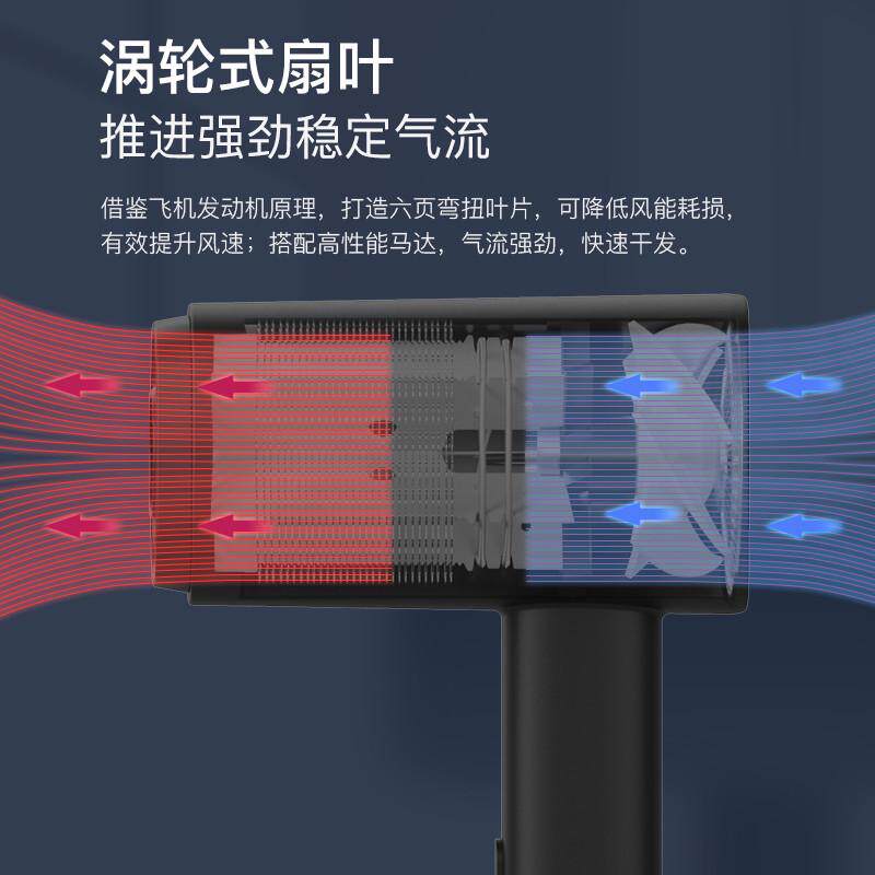 Bowei 酒店宾馆电吹风客房立式吹风机1600W 干发器民宿公寓吹风筒