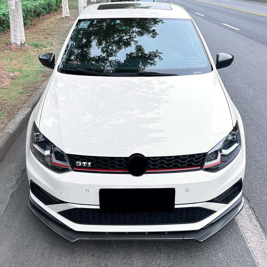 适用大众Polo MK5 6C GTI 2015-2018前杠前铲前唇扰流板跨境改装