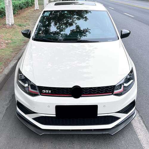 适用大众Polo MK5 6C GTI 2015-2018前杠前铲前唇扰流板跨境改装