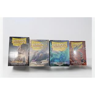 龙盾 透明 卡套 69*94 66*91游戏王 外胆 PTCG 万智牌 100张