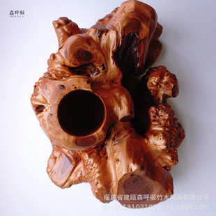 木制笔筒收纳盒创意摆件复古办公用品简约装饰杉木瘤笔筒实木根雕