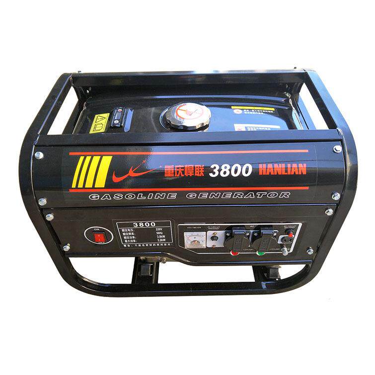 新品2.8kw汽油发电机家用220V380v单相220V三千瓦两相电铜线包邮