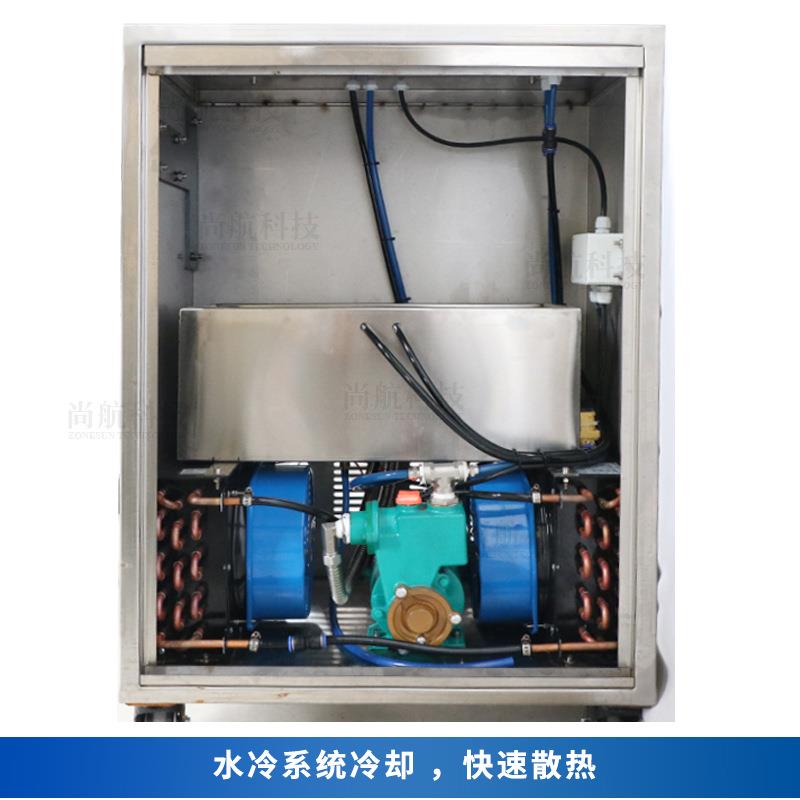 ZONESUN 全自动尖嘴瓶电磁感应铝箔封口机水冷流水线连续式封口机