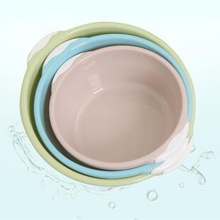 盆子宿舍用学生塑料盆家用加厚脸盆面盆大号水盆洗脸盆儿接水盆子