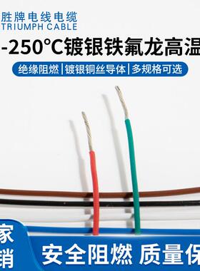 胜牌透明镀银线高温线AF-250度0.2mm耐高温电子线 耐油耐酸耐碱