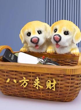 招财猫入户玄关钥匙收纳门口鞋柜客厅家居装饰品摆件乔迁新居礼物