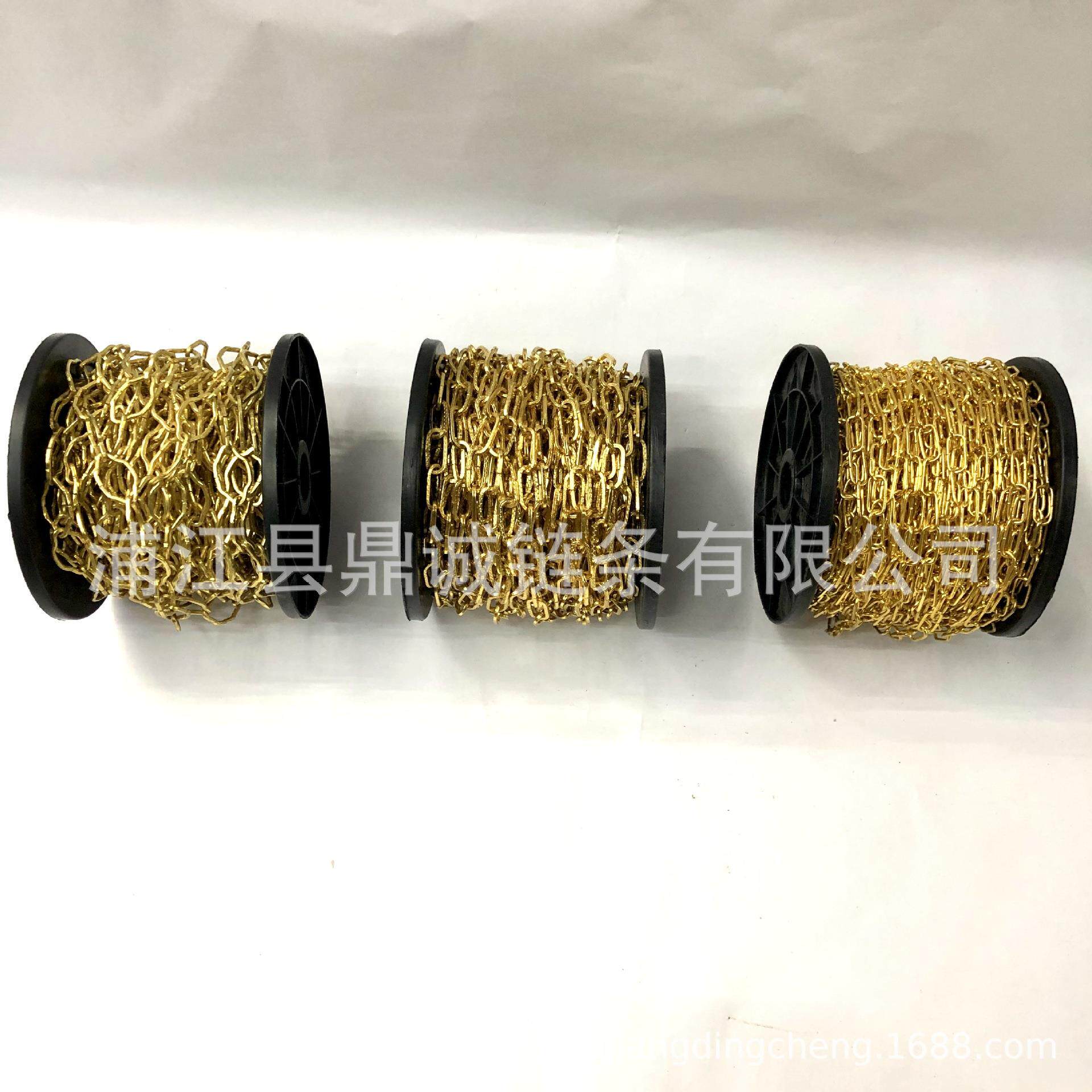 厂家直销 压花链装饰链吊灯链 五金链条