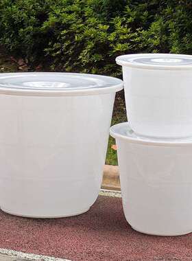 水缸家用带加厚料大容F98T76S5量盖储水养号鱼特大圆形大水塑桶发