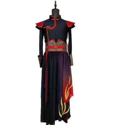 高档侠行中国风奇装异服侠客古装女汉服侠风客女古典客演舞出服霍