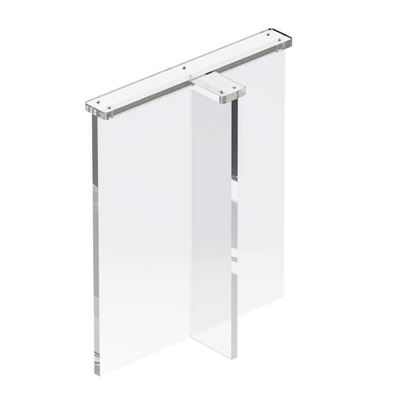 t型亚克力桌腿透明悬浮餐桌茶几腿简约不发黄一字型轻奢书桌腿,基础建材,有机玻璃板,淘宝优惠券,粉丝福利购,淘宝优惠卷