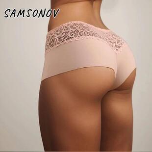 Women's Boxers Sexy Lace Panties Perpective Seamless Fem
