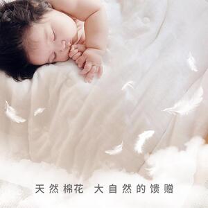 爱予宝贝山东当季新棉花全棉婴儿童棉花被胆新生幼儿园宝宝棉被芯