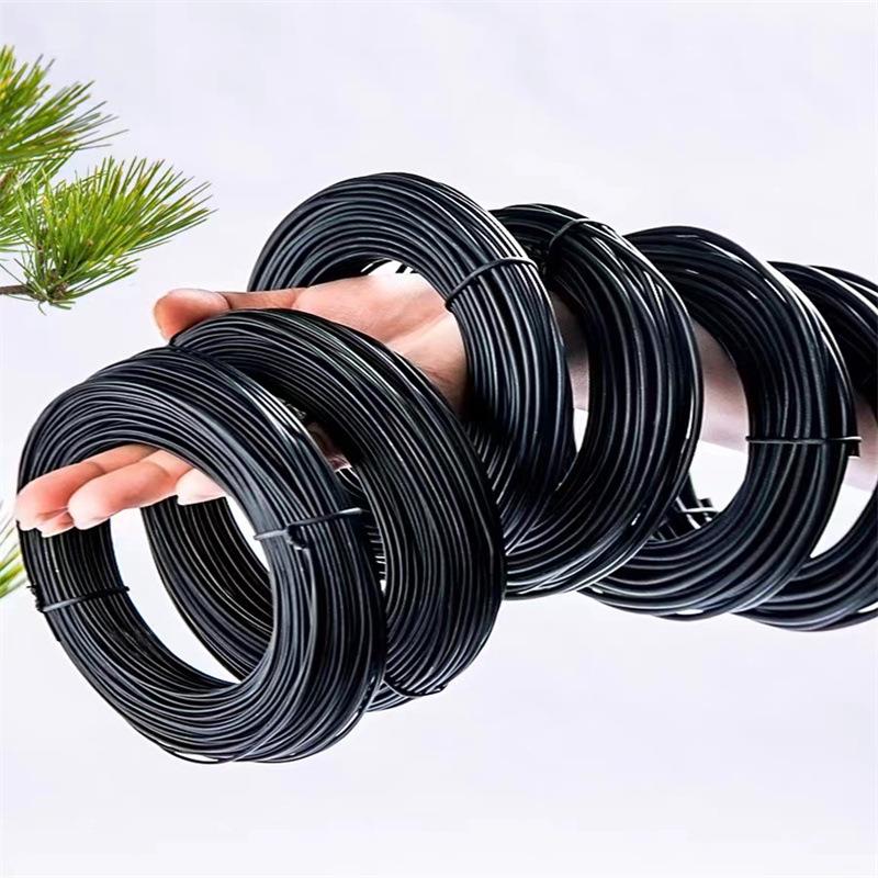 盆景铝线手工创意造形纯铝线1060扎花捆绑盆景定形黑色本色软铝丝